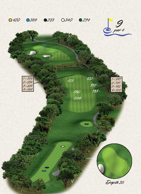 Hole 9 - Par 4